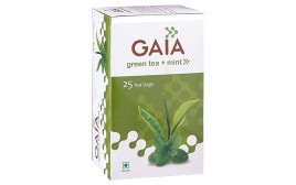 Gaia Green Tea + Mint   Box  25 pcs